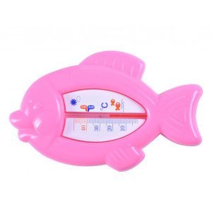 Thermometre De Bain Pour Bebe, Mignon Petit Poisson, Pour Baignoire, Pour Usage Humide Et Sec, Rose - Neuf