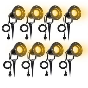 20x Spot De Jardin Led Spot Ext&eacute;rieur Led Blanc Chaud Ip65 Lumi&egrave;re De Jardin 4w Gu10 Pr&eacute; Pour Ext&eacute;rieur Pr&eacute; De Jardin - Neuf