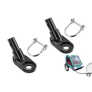 Attache De Coupleur Pour Remorque De V&eacute;lo, 2 Pi&egrave;ces, Connecteur D'attelage Pour Montage De V&eacute;lo - Neuf
