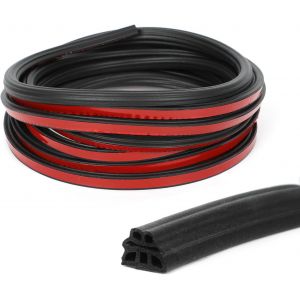 Joint porte Fenetre Isolation,Forme D Joint de Porte D'entrée,PVC Joint de Cadre Porte,10 mmx10 mm,Souple Silicone D-Profil.[V95] - Neuf