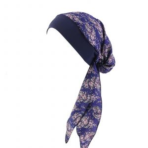 Foulard Chimio, Bonnet, Turban, Bleu Marine, Taille Unique, Tie-Dye, Pr&iquest;&iquest;-Nou&iquest;&iquest; - Neuf