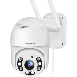 2.5K Wifi Caméra De Surveillance Extérieure Avec Poe, Cctv Camera Ip Avec Détection Humaine Vision Nocturne Couleur Pan Tilt Suivi Automatique 4X Zoom Numérique Maison Sécurité [2.4&5Ghz] - Neuf