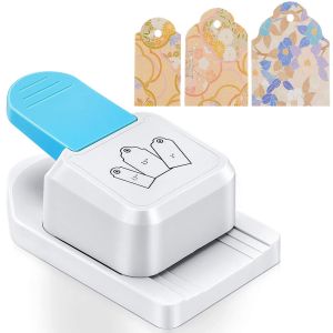 Chenquansarl-Perforatrice 3 En 1 En M&eacute;tal Et Plastique Pour Travaux Manuels Avec Papier, Scrapbooking, Photos, Cartes De V?ux (T&ecirc;te Ronde) - Neuf
