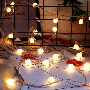 Kalanka-Guirlande Lumineuse, 5m 50 Led Guirlandes Lumineuses D'int&eacute;rieur, Blanc Chaud, D&eacute;coration Int&eacute;rieure Salon Chambre Bureau Balcon, Lot De 2 - Neuf