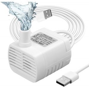 Kalanka-Mini Pompe &Agrave; Eau Submersible, 3w Ultra-Silencieuse Am&eacute;lior&eacute;e, Pompe Fontaine &Agrave; Eau Chat Usb 200l/H Pour Aquarium, Statuaire Et Culture Hydroponique Dc 3,5-9v (0,4-1,5 M) - Neuf