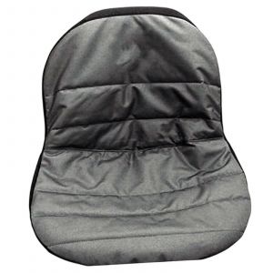 Housse de siege pour tondeuse autoportee avec sac de rangement, impermeable, grise, pour tracteur et jardinage. - Neuf