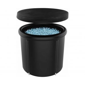 Baignoire de glace pliable et portable pour la r&eacute;cup&eacute;ration, 85 x 75 cm, vidange facile - Neuf