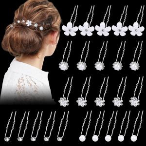 Kal-25 Pièces Épingle À Cheveux Mariage Accessoire Cheveux Mariage Pince Cheveux Mariage Pince Chignon Pour Femmes Et Filles - Neuf