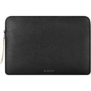 Housse Pour Ordinateur Portable 13-14 Pouces Compatible Avec Macbook Air/Pro 13 2025-2018, Macbook Pro 14 M4 2024-2021, Pochette En Cuir Pour Mac &Eacute;tanche, Noir - Neuf