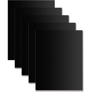 Lot de 5 tapis de cuisson pour barbecue &agrave; gaz, en fibre de verre, 40 x 32,5 cm, film , plaque de cuisson pour charbon, gaz et Weber - Neuf