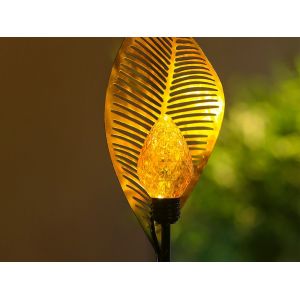 Lampe Solaire Led En Fer Pour &Eacute;clairage Ext&eacute;rieur De Pelouse Et De Jardin - Neuf