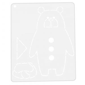 Patchworks Mod&egrave;le Portable Flexible Tra&ccedil;age Pour Ours En Peluche Poup&eacute;e Pendentif - Neuf