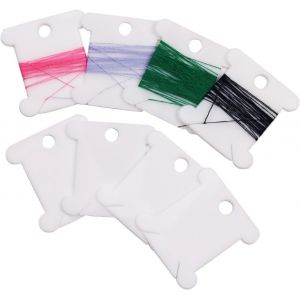 Chenquansarl-300 Pcs Bobines De Fil &Agrave; Broder, Cartes De Fil &Agrave; Broder En Plastique, Organisateur De Fil &Agrave; Broder Support Bobine De Fil Couture Carte Organisateur De Fil De Point De Croix Pour Artisana - Neuf