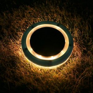 Lot De 2 Lampes Solaires Flottantes Pour Piscine ¿ Lampe Led À Induction Étanche (Lumière Chaude) - Neuf