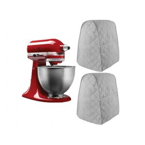 Housse Anti-Poussi&egrave;re Avec Poche Pour Robot P&acirc;tissier &Agrave; Bol Relevable De 4,5 Litres - Lot De 2 - Neuf