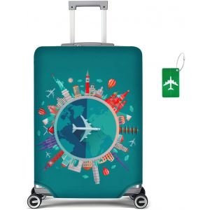 KALANKA-Housse Valise, Elastique Housse de Valise, Housses de Bagages Cover, Bagages de Voyage Couverture, R&eacute;utilisable (avec Sangle de Bagage * 1) - Neuf