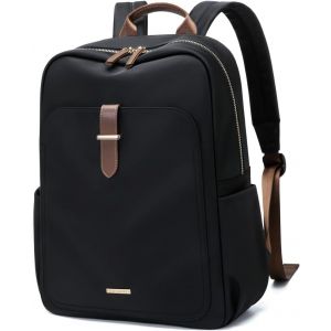 Sac À Dos Femme, Sac À Dos Pour Ordinateur Portable 14 Pouces, Sac À Dos Pc, Élégant Sac A Dos Homme Voyage, Sac A Dos Feminin Backpack De Randonnée Travail Noir - Neuf