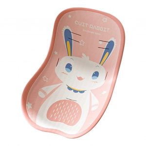 Coussin Rafra&icirc;chissant Pour Poussette, Coussin Rafra&icirc;chissant Pour Poussette, Doublure Rafra&icirc;chissante Pour Siege Auto Pour Bebe, Fixation A Double Crochet, Accessoires De Voyage En Rose - Neuf