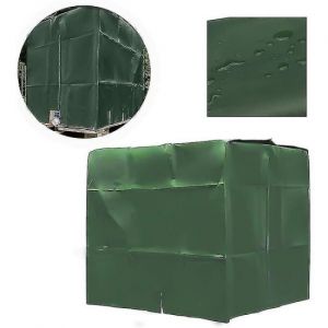 Housse de protection 120 x 100 x 116 cm (verte) pour r&eacute;servoir IBC de 1 000 l, anti-poussi&egrave;re, anti-UV et anti-pluie. - Neuf