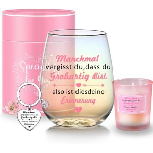 Cadeaux Pour Femmes,Petite Amie,Cadeau D'anniversaire Pour Femme,Verres À Vin,Meilleure Amie,Cadeau D'adieu,Cadeau De Noël Pour Femme,S?Ur,Épouse Et Mère - Neuf
