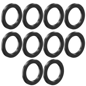 10pcs M6 V&eacute;lo Titane Rondelle Plate Universel Noir - Neuf