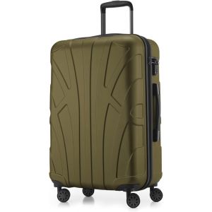 Chariot Pilote,Coque Rigide,Chariot Business,Valise Cabine,Valise Pilote,Bagage à Main,TSA,ABS,2 Roues,Noir.[S48] - Neuf