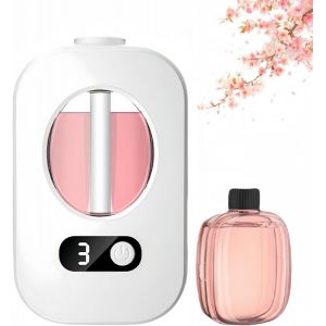 KALANKA-Diffuseur d'aromathérapie automatique, diffuseur d'huiles essentielles rechargeable, 4 vitesses réglables, diffuseur d'huiles essentielles mural, version à affichage numérique du diffuseur d - Neuf