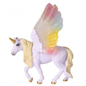 Statue De Cheval Volant Exquise Coloree Belle Finition Soignee Modele De Cheval Jouet Pour Enfants - Neuf