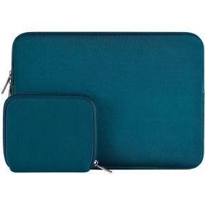 13 Inch Laptop Case, Compatible with MacBook Air M4 M3 M2 M1 2025-2018 / Pro 13 M2 M1 2025-2016, Neoprene Sleeve with Small Case, Dark Teal - Neuf