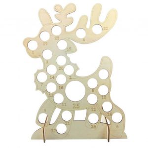 Stand de bonbons au chocolat en bois Calendrier de l'Avent de Noël - Neuf