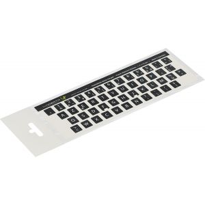 KAL-&reg; 11X13 Mm - Autocollants Fran&ccedil;ais Azerty - Pour Claviers Pc Et Ordinateur Portable - Avec Stratifi&eacute; Mat R&eacute;sistant Aux Rayures | French Keyboard Stickers | Couleur : Noir - Neuf