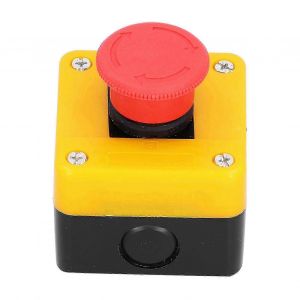 Bouton d'arrêt d'urgence 10a étanche 1no 1nc rouge champignon ascenseur interrupteur à bouton-poussoir d'urgence - Neuf
