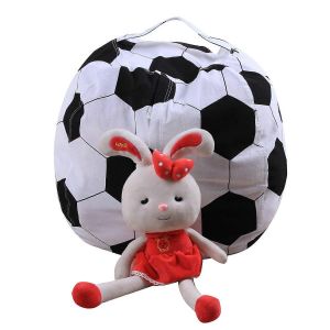 Sac de rangement pour peluches et jouets en forme de pouf pour enfants, grande capacit&iquest;&iquest; (66 cm) pour jouets en tissu et couvertures. - Neuf