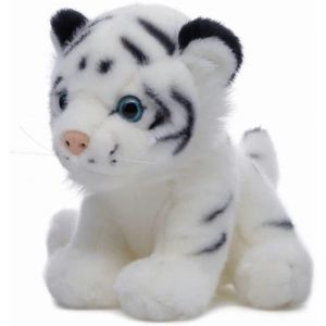 Peluche Tigre Blanc Animal en Peluche Mignon Poup&eacute;e Tigre en Peluche Jouet en Peluche B&eacute;b&eacute; Tigre Doux P - Neuf