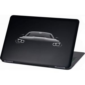 Film Universel Pour Ordinateur Portable Design Cover: V&eacute;hicules Housse De Protection Autocollant En Vinyle Skin Sticker Adh&eacute;sif (15U2033, Lp07 Black Car) - Neuf