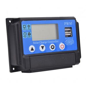 Controleur De Charge De Regulateur De Panneau Solaire Ycx-002 10-60a Pwm 12v/24v Auto Focus Tracking 20a - Neuf