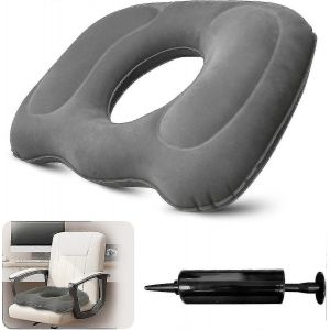 Coussin de siège Coussin de coccyx hémorroïdaire 45,5 * 39 * 11cm Coussin de siège de chaise Soulagement de la douleur pour le coccyx,la sciatique,le plancher pelvien,la chirurgie périnéale - Neuf