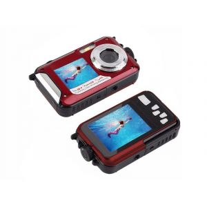 Appareil Photo Num&eacute;rique &Eacute;tanche 2400 W Pour La Plong&eacute;e Sous-Marine Et Les Activit&eacute;s Aquatiques - Rouge - Neuf