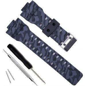 Olibopo Natural Resin Replacement Watch Band Strap For Casio Mens G-Shock Gd120/Ga-100/Ga-110/Ga-100c.[J687] - Neuf