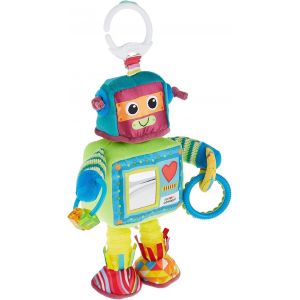 MDY-Rusty the Robot, Clip on Pram and Pushchair Newborn Baby Toy, Sensory Toy for Babies Boys and Girls from 0 to 6 Months - Neuf