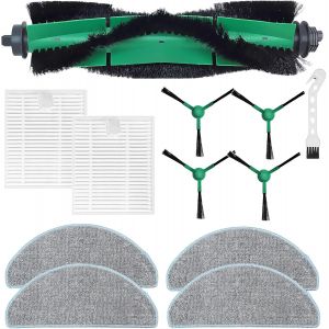 SUBZONAL-accessoires pour iRobot Roomba 105 Combo/Combo Essential/Vac Essential Y0110 Y0112 Y0140 Q0110 Q0120/104 Vac/105Vacrechange aspirateur robot,brosse rotative,filtres,Chiffon nettoyage,brosses - Neuf