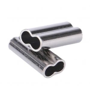 100pcs 1.8mm Ligne De P&ecirc;che Sertissage Manchons Connecteur De Tube En Cuivre (#5) - Neuf