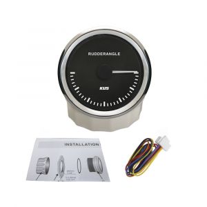Kus-Jauge D'indicateur D'angle De Gouvernail Marin,Rétroéclairage Rouge Et Jaune,Universel,Bateau,Yacht,Soleil,52mm,85mm,12v,24v-85mm-Bs - Neuf