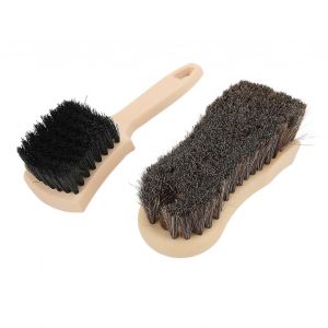 Brosse De Nettoyage Pour Pneus De Voiture,Int&eacute;rieur Et Ext&eacute;rieur En Crin De Cheval,Pour Cuir,Toile Et Tissus Sensibles - Neuf