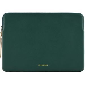 Housse Pour Ordinateur Portable 13-14 Pouces Compatible Avec Macbook Air/Pro 13 2025-2018, Macbook Pro 14 M4 2024-2021, Pochette En Cuir Pu &Eacute;tanche, Vert - Neuf