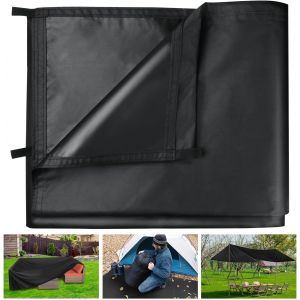 CHECARZHN--NO1-Bâche Imperméable Pour L'Extérieur - 3 X 3 M - Tissu Oxford 420D Avec Boucles Renforcées - Résistante À La Déchirure - Protection Uv Pour Camping, Abri De Jardin, Meubles, Remorque - Neuf