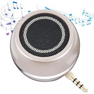 LETNERNY-Haut-Parleur Portable, 3W Mini Haut-Parleur Portable Avec Pr 3,5 Mm Haut-Parleurs Rechargeables Enfichables Avec Batterie 350Mah Mini Haut-Parleur Avec Batterie Intégrée Pour Téléphone Mp3 - Neuf