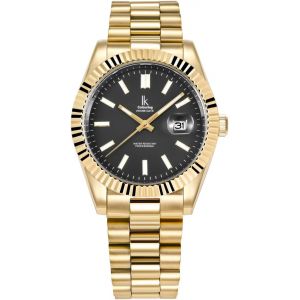 Ik Montre Hommes Femmes Calendrier Bracelet M&eacute;tal.[J213] - Neuf