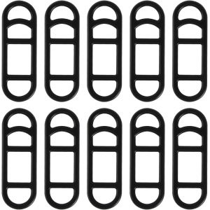 Bande De Silicone Pour Vélo,10 Pièces Vélo Silicones Bands,Bande De Fixation Pour Vélo Support De Guidon En Silicone Pour Lampe De Poche Led Lumière De Vélo - Neuf