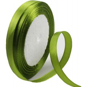 Ruban De Satin Double Face Pour Emballage Cadeau, 10 Mm, Vert Armée De 22 M, Ruban En Tissu Pour Emballage Cadeau, Bouquets, Gâteaux, Décoration De Mariage - Neuf